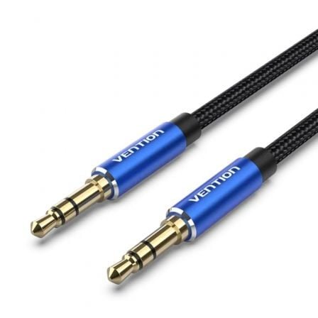 Cable estéreo vention bawld - jack 3.5 macho - jack 3.5 macho - 50cm - azul